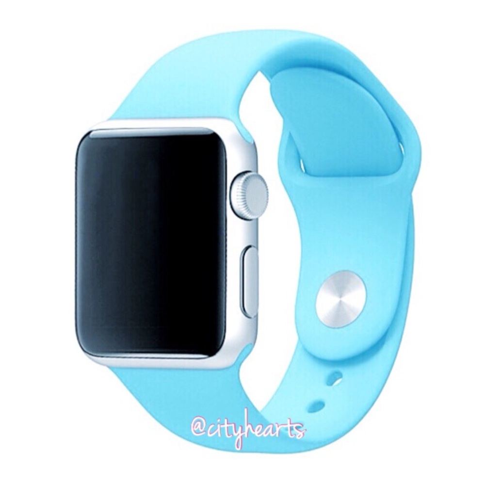 NEW Light Blue Apple Watch Sport Band